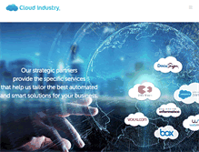 Tablet Screenshot of cloudindustry.com